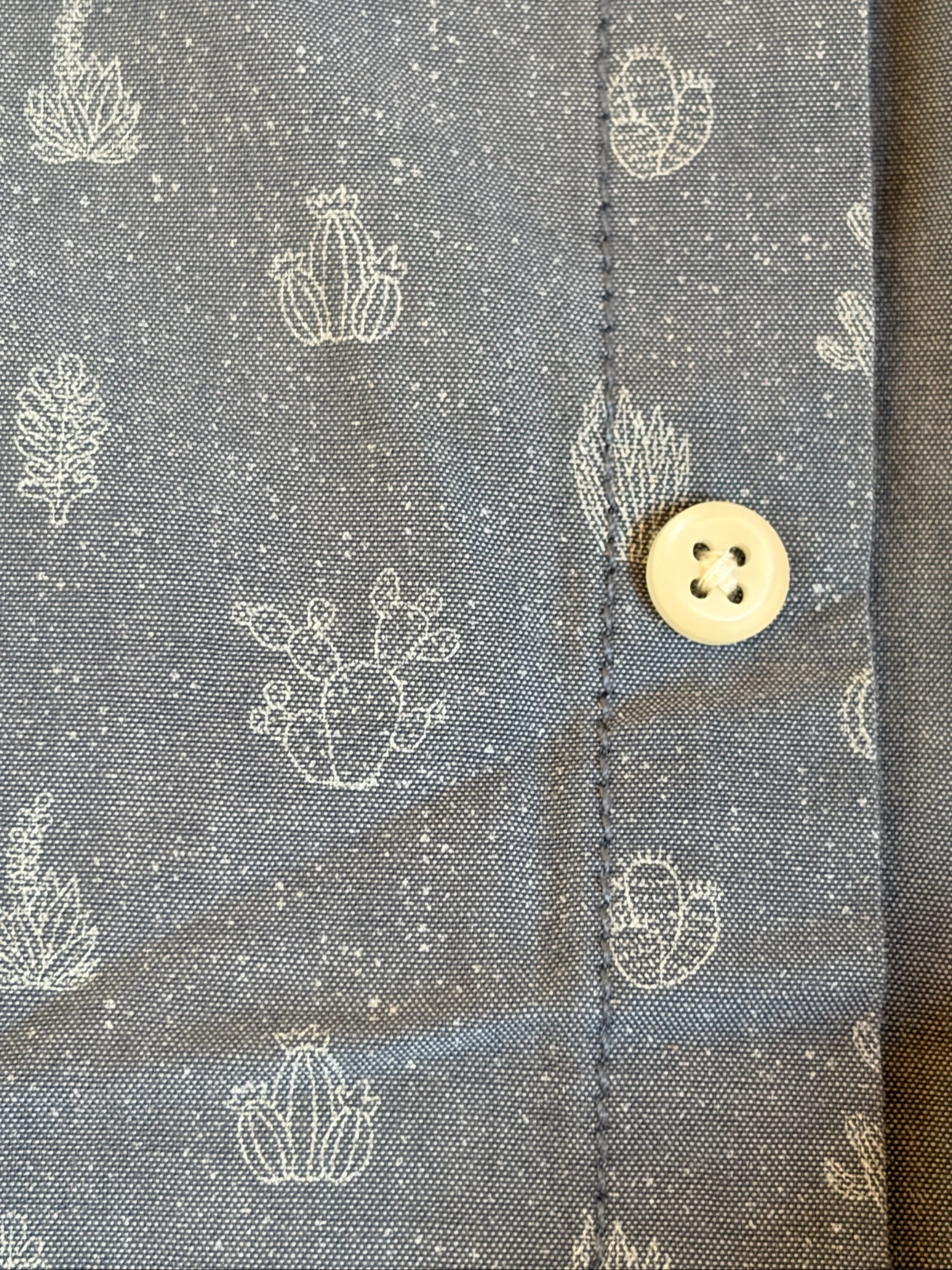Camisa casual estampada de cacto – photo 2